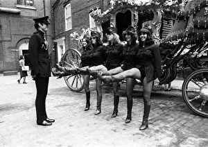 Lord Mayors Show in London November 1978 TV dancers Pans People with The Royal