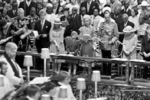 Lord Nicholas Windsor yawning during the Queens Silver Jublee Celebrations
