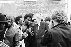 01518 Collection: Lord Scarman visits Brixton, London, Wednesday 15th July 1981