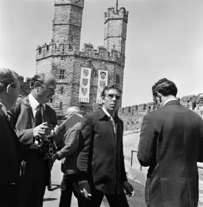 Lord Snowdon discusses arrangements for the ceremony ahead of the investiture of