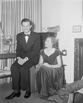 Lord St. Just and fiancee Leslie Nast daughter of late Conde Nast American publisher