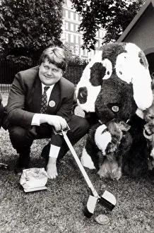Lord Strathclyde launches the Scoop the Poop Campaign seen here with the Scoop
