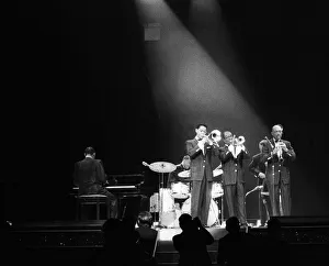 00183 Prints: Louis Armstrong Jazz Musician - May 1956 during a concert tour of Great Britain