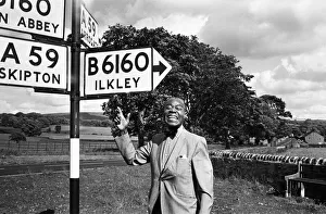 Suit Prints: Louis Armstrong photographed circa 1968Jazz musician Louis Armstrong seen here in