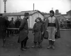 00166 Prints: Louis Payard the smallest soldier in the french army during World War One
