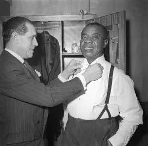 Satchmo Prints: Louis Satchmo'Armstrong Dec 1956 At the London Charity Musical Concert