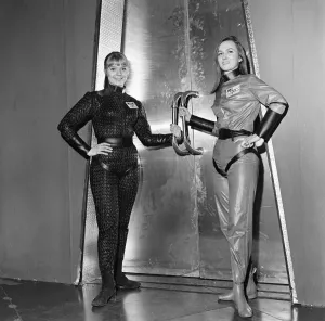 Television Studios Prints: Louise Pajo (as Gia Kelly) and fellow actress (name to be confirmed