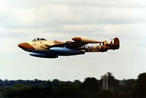 Images Dated 1st August 1998: A low flying ex-RAF De Havilland Venom. Circa: 01 / 08 / 1998