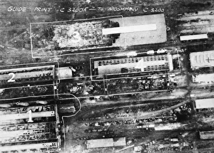 Low-level photographic reconnaissance photograph taken by No1 PRU Squadron following