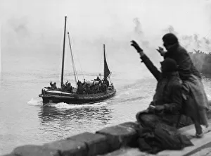 The Lowescroft lifeboat the Agnes Cross out on exercises as part of her routine monthly