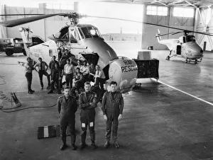 Air Force Prints: Lt Dave White, centre, commanding officer of D Flight, 22 Squadron