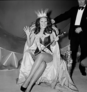 Lucia Tavares Petterle of Brazil celebrates as she wins the Miss World beauty contest