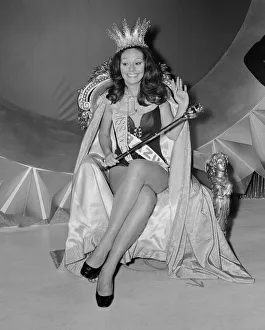 Lucia Tavares Petterle of Brazil celebrates as she wins the Miss World beauty contest