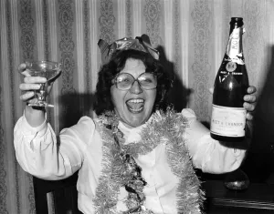 Lucky Marilyn Kenny was bubbling over with joy last night after scooping the Daily