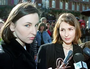 Lucy Rock interviewing actress February 1998 Helen Baxendale