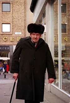 00157 Prints: Ludovic Kennedy TV Presenter March 1999 On Sauchiehall Street