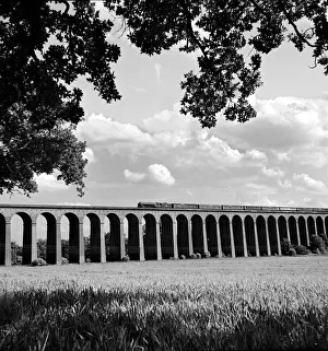 The lure of long distance steam train travel is epitomised by this beautifully framed
