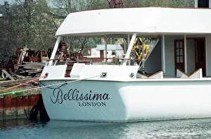 Yachting Prints: Luxury yacht Bellissima, owned by businessman Bernard Matthews