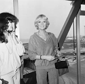 Lyn Paul, Singer, pictured at London Heathrow Airport, 30th September 1979