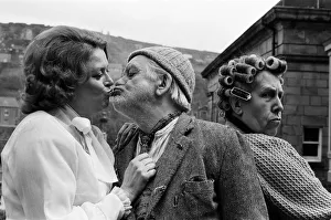 On Set Prints: Lynda Baron (Lilly Bless Her), Bill Owen (Compo) and Kathy Staff (Nora Batty