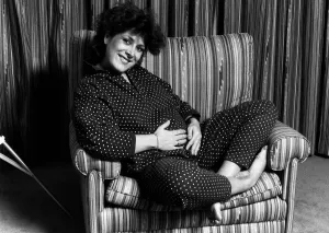 Lynda Bellingham on screen Oxo mum is expecting their second child in April