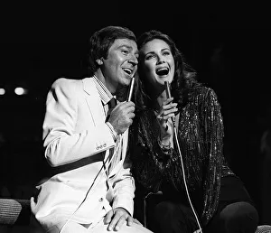Lynda Carter american actress and singer with Des O Connor Aug 80