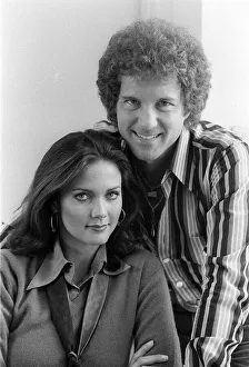 Lynda Carter american actress who played the part of the superhero Wonder Woman with her