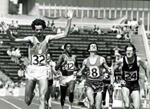 M Savic takes the 800m title from Sebastian Coe and John Walker at the aA championship