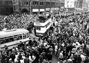 Machester United FC May 1968 European Champions Manchester United acknowledge