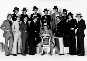 The Mad Hatters... Flamboyant manager Malcolm Allison and his giant killing side have