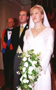 Earl Of Wessex Prints: Madam Tussauds Maxworks June 1999 Prince Edward Earl of Wessex Sophie Rhys