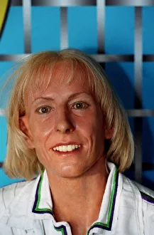 Madam Tussauds Waxworks June 1999 Martina Navratilova Waxwork at Madam Tussauds