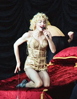 01088 Prints: Madonna performing at Eriksberg during her Blond Ambition World Tour. 30th June 1990
