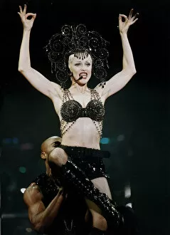 Images Dated 27th September 1993: Madonna Pop Singer in Concert at Wembley during her Girlie Show tour