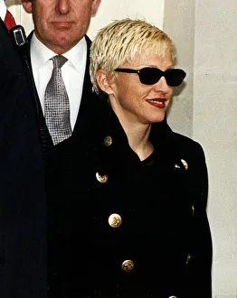 Madonna Pop Singer leaving The Longsborough Hotel on her way to Wembley Stadium