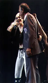 madonna on stage with her father singing happy birthday on the day he turns 59