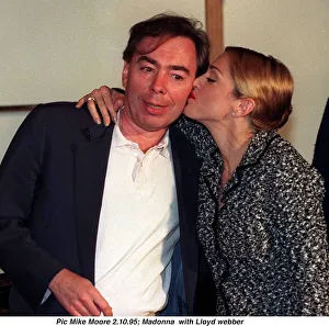 Madonna who will play the part of Eva Peron in the film version of the musical Evita with
