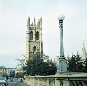 Magdalen College, Oxford University, Oxfordshire. January 1972