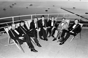 The Magnificent Seven get together for the first time under the management of Snooker bos