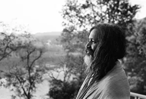 Core08 Prints: Maharishi Mahesh Yogi who met up with the Beatles when they visited India February 1968
