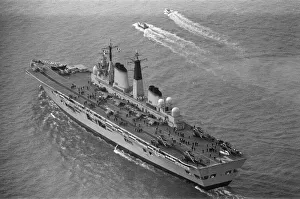 01278 Prints: The main body of the Royal Navy Task force that is going to the Falklands set sail