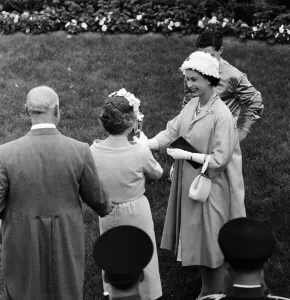 Canada Prints: Her Majesty Queen Elizabeth II at the 100th running of the Queens Plate