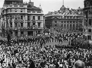 Coronation Prints: Her Majesty Queen Elizabeth, The Queen Mother with The Princess Margaret seen here in