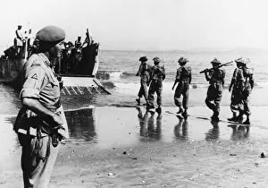 Far East Prints: Major General C. E. N. Lomax plans an amphibious operation from his base on Ramree Island