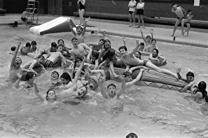 Making a big splash at Huddersfield Sports Centre during a fun session with this