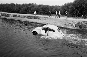 01295 Prints: Malcolm Buchanan and Bill Helmeage who have spent the last month making a VW watertight