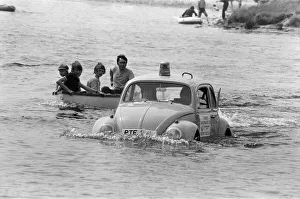 01295 Prints: Malcolm Buchanan and Bill Helmeage who have spent the last month making a VW watertight