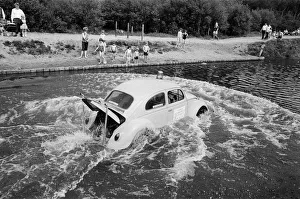 Malcolm Buchanan and Bill Helmeage who have spent the last month making a VW watertight