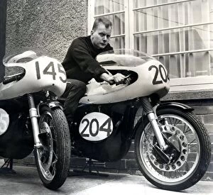 00353 Collection: Malcolm Uphill of Caerphilly, who was to compete at the 500 Grand Prix at the Isle of Man