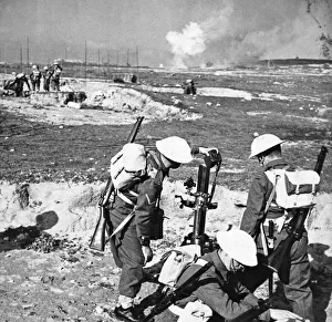 Malta Prints: MALTA UNDER HOURLY AIR RAIDS STAGES AN ARMY TACTICAL DEMONSTRATION